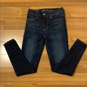 High wait American eagle jeans
